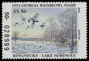 Picture of 1994 Georgia Duck Stamp MNH VF