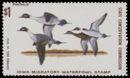 Picture of 1973 Iowa Duck Stamp MNH VF