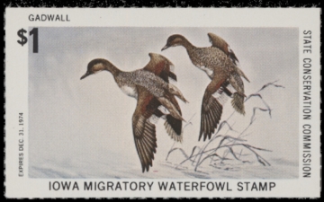 Picture of 1974 Iowa Duck Stamp MNH VF