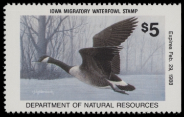 Picture of 1987 Iowa Duck Stamp MNH VF