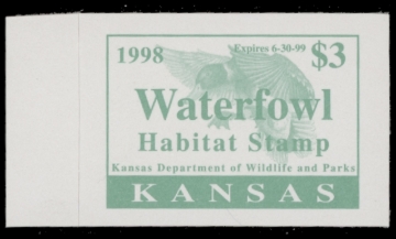 Picture of 1998 Kansas Duck Stamp MNH VF
