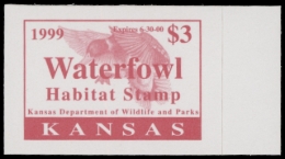 Picture of 1999 Kansas Duck Stamp MNH VF