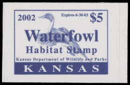 Picture of 2002 Kansas Duck Stamp MNH VF