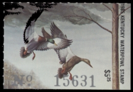 Picture of 1985 Kentucky Duck Stamp - First of State MNH VF