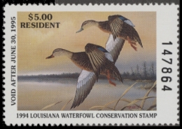 Picture of 1994 Louisiana Duck Stamp MNH VF