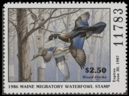 Picture of 1986 Maine Duck Stamp MNH VF