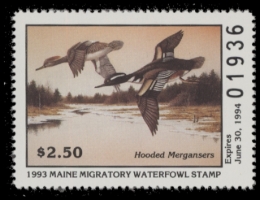 Picture of 1993 Maine Duck Stamp MNH VF