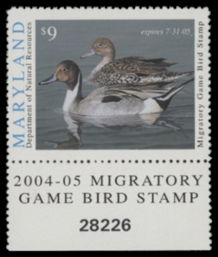 Picture of 2004 Maryland Duck Stamp MNH VF