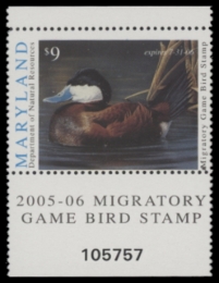 Picture of 2005 Maryland Duck Stamp MNH VF