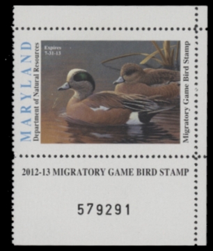 Picture of 2012 Maryland Duck Stamp MNH VF