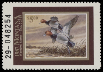Picture of 1987 Montana Duck Stamp MNH VF