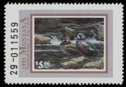 Picture of 1993 Montana Duck Stamp MNH VF