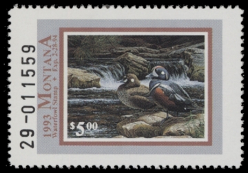 Picture of 1993 Montana Duck Stamp MNH VF