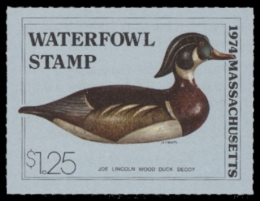 Picture of 1974 Massachusetts Duck Stamp - First of State MNH VF