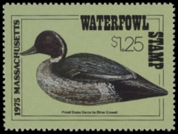 Picture of 1975 Massachusetts Duck Stamp MNH VF