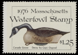 Picture of 1976 Massachusetts Duck Stamp MNH VF