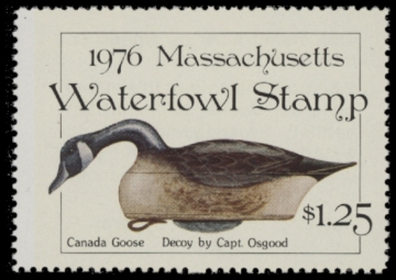 Picture of 1976 Massachusetts Duck Stamp MNH VF