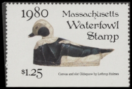 Picture of 1980 Massachusetts Duck Stamp MNH VF
