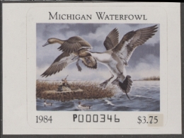 Picture of 1984 Michigan Duck Stamp MNH VF