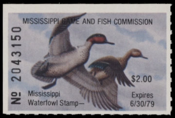 Picture of 1978 Mississippi Duck Stamp MNH VF
