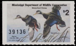 Picture of 1984 Mississippi Duck Stamp MNH VF
