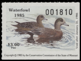 Picture of 1985 Missouri Duck Stamp MNH VF