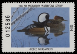 Picture of 1986 New Hampshire Duck Stamp MNH VF