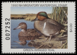 Picture of 1990 New Hampshire Duck Stamp MNH VF