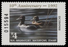 Picture of 1992 New Hampshire Duck Stamp MNH VF