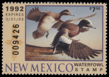 Picture of 1992 New Mexico Duck Stamp MNH VF