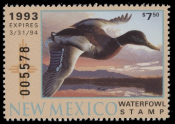 Picture of 1993 New Mexico Duck Stamp MNH VF