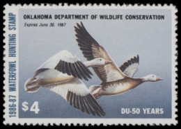 Picture of 1986 Oklahoma Duck Stamp MNH VF