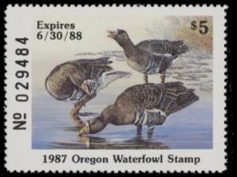 Picture of 1987 Oregon Duck Stamp MNH VF