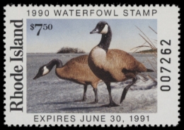 Picture of 1990 Rhode Island Duck Stamp MNH VF