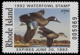 Picture of 1992 Rhode Island Duck Stamp MNH VF
