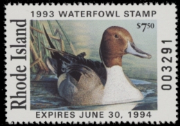 Picture of 1993 Rhode Island Duck Stamp MNH VF
