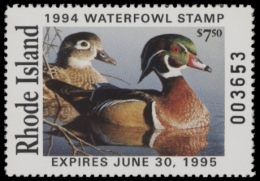 Picture of 1994 Rhode Island Duck Stamp MNH VF
