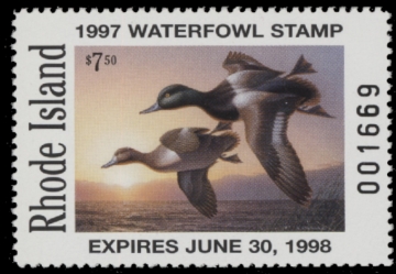 Picture of 1997 Rhode Island Duck Stamp MNH VF