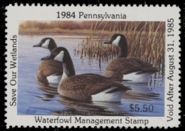 Picture of 1984 Pennsylvania Duck Stamp MNH VF