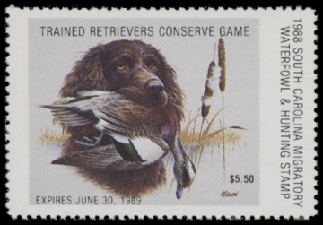 Picture of 1988 South Carolina Duck Stamp MNH VF