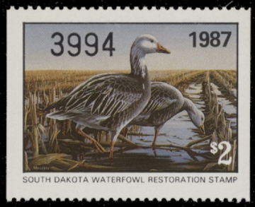 Picture of 1987 South Dakota Duck Stamp MNH VF