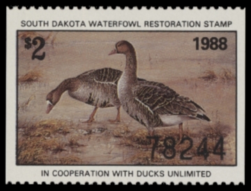 Picture of 1988 South Dakota Duck Stamp MNH VF