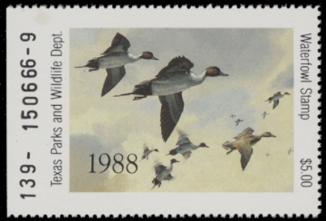 Picture of 1988 Texas Duck Stamp MNH VF