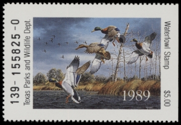 Picture of 1989 Texas Duck Stamp MNH VF
