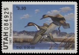 Picture of 1987 Utah Duck Stamp MNH VF