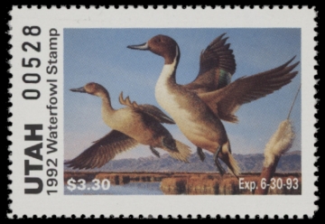 Picture of 1992 Utah Duck Stamp MNH VF