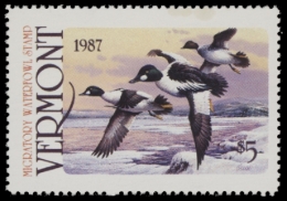 Picture of 1987 Vermont Duck Stamp MNH VF