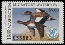 Picture of 1989 Washington Duck Stamp MNH VF