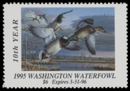 Picture of 1995 Washington Duck Stamp MNH VF