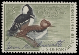 Picture of RW35 1968 Duck Stamp  Used F-VF